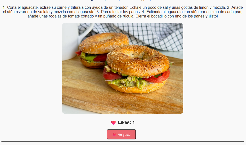 Botón de likes